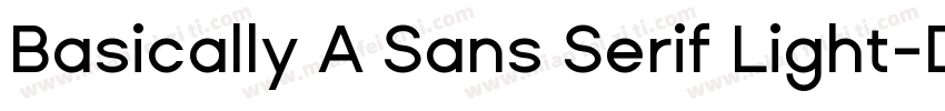Basically A Sans Serif Light字体转换
